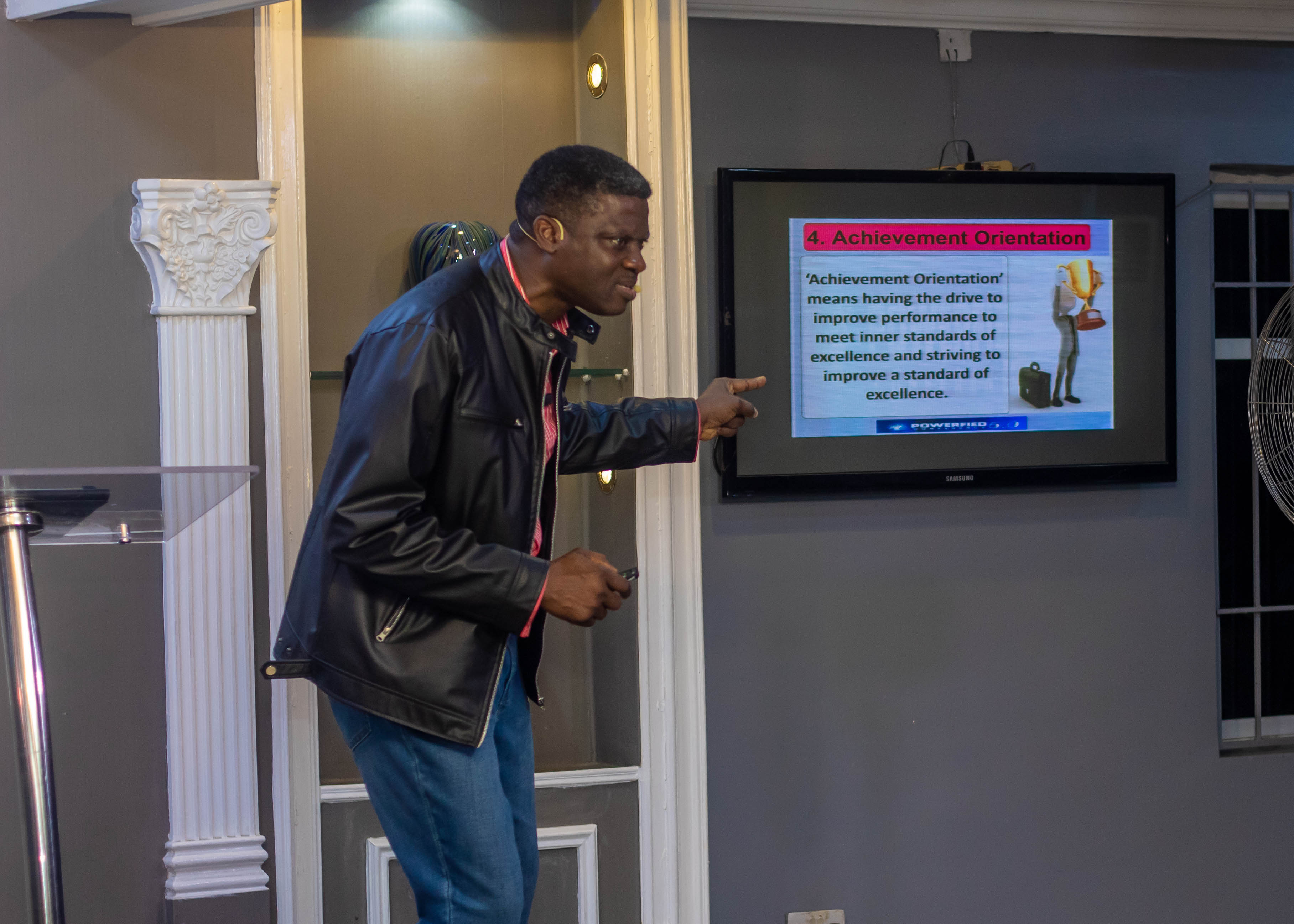 Pastor Oluseyi speaking